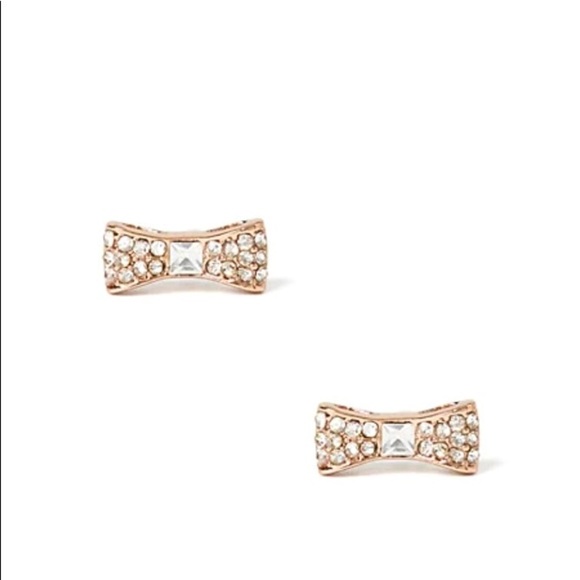 NWT kate♠️spade Ready Set Bow Pave Bow Studs